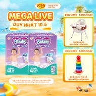 [FBS] Bobby diapers Super dry, Ultra+, super many pieces of all sizes M96/L88/XL76/XXL70 for babies 