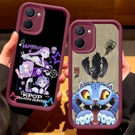 Wine Red Case for VIVO Y28S Y18 Y27S Y18i Y03 Y18E Y36 Y27 Y03t Y18S Y28 5G Z-13 Kpop Demon Hunter