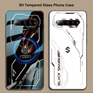 For Black Shark 4 Case BlackShark 4 Pro Tempered Glass Back Cover For Xiaomi Black Shark 4 Pro Coque For BlackShark 4S Pro
