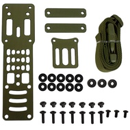 โลหะ Modular Pistol Holster อะแดปเตอร์ใช้งานร่วมกับแพลตฟอร์ม QLS Holster วางขา Band การล่าสัตว์ Airs