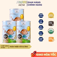Sữa Hạt Hữu Cơ Miwako Vị Gạo 400g x 3 hộp (1.2kg) - Miwako HCM