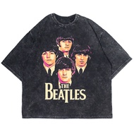 OVERSIZE BAND THE BEATLES HEY JUDE WASHING VINTAGE TEE (WASHING T-SHIRT)