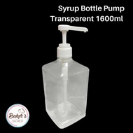 Syrup Bottle Pump Transparent 1600ml