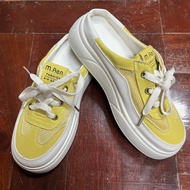 Yellow Open-Toe Sneakers Size EUR37 Good Condition Second Hand