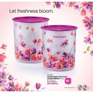 (New) Tupperware Garden Blooms One Touch (2) 3L