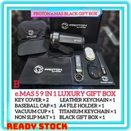 【PE02】PROTON e.MAS 5 7 E7 PHEV 10 in 1 Luxury Gift Box Set e.MAS 5 7 9 in 1 Black Gift Box e.MAS 5