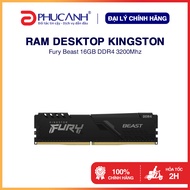 Kingston Fury Beast 16GB DDR4 3200Mhz Internal Memory - Genuine Product,