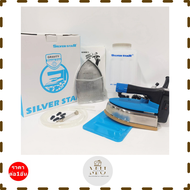 SILVER STARเปิดฝาหน้าทอง(28รู) เตารีดไอน้ำอุตสาหกรรม ขนาดหน้ากว้าง 127MM รุ่น ES-999(1600W)