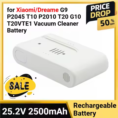 25.2V 2500mAh BHR4368GL BHR4307GL for Xiaomi/Dreame P2010 T20 G10 G9 P2045 T10 T20VTE1 Vacuum Cleane