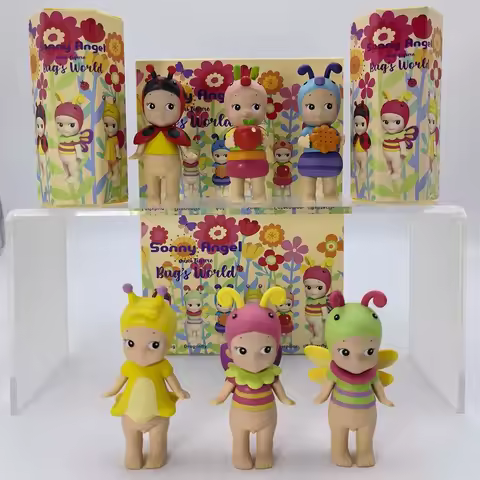 Sonny Angel Blind Box Bug's World Series Mini Anime Figures Ornaments Dolls Fans Christmas Birthday 