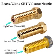 2pcs High Flow Clone CHT Volcano Nozzle 3D Printer Parts E3D Brass Volcano Nozzles CHT Nozzle For An