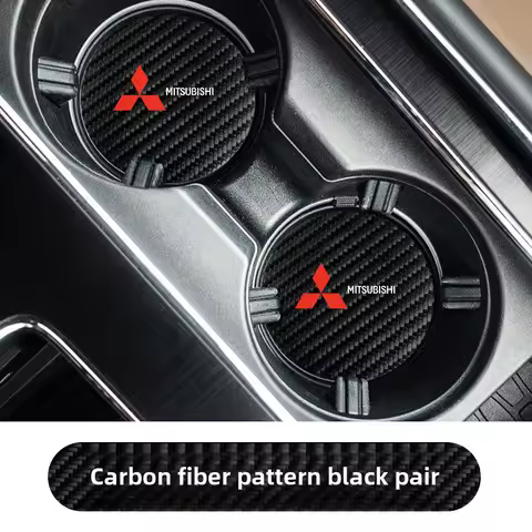 Car water cup anti slip pad automotive parts For Mitsubishi Asx Lancer Outlander Pajero Ralliart Acc