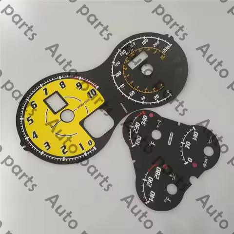 For Ferrari F430 05-09 Scuderia Spider Dashboard Panel Mph or KM/H Upgrade Racing Yellow