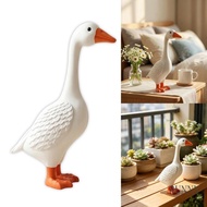RUNNY Geese Figurines Geese Statues Shelf Decors Accent Decorative Objects Animal Sculptures Tableto