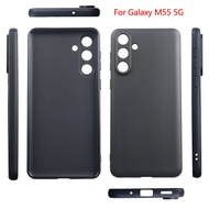 Casing For Samsung Galaxy M55 5G SM-M556B/ Galaxy C55 SM-C5560 Phone Case Simple Soft TPU Black Matt