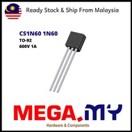 1PC CS1N60 1N60 TO-92 MOS 600V 1A  N-Channel Power MOSFET CS1N60HW405