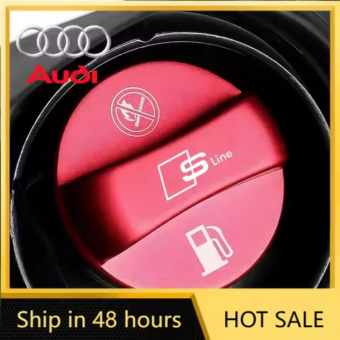 2025 Hot Car Fuel Tank Cap Alloy Refuel Box Decoration Cover For Audi A3 A7 Q5 A4 A5 A1 A2 A6 A8 Q1 