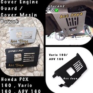 MESIN Cover Engine Guard Honda Pcx 160 Vario 160 Cover Engine Protector Bottom