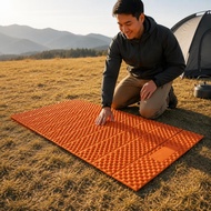Foam Sleeping Pad Foldable Folding Camping Sleeping Mat Egg Crate Crate Foam Pad Moisture Resistant 