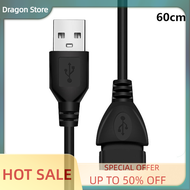 Dragon สาย USB 2.0 EXTENSION CABLE 0.6m/1M/1.5M WIRED Data Transmission line Data CABLE