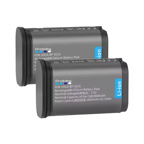 2880mAh BP-SCL6 Replacement Battery For Leica Q2 SL2 SL2-S Q3 SL3 SL3-S 43 Camera