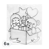 AMOS Kids 壓克力模型版 小 禮物盒  6個