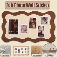 Felt Photo Wall Sticker Felt Board Wall Self Adhesive DIY Board Wall Decoration Background Board Pho