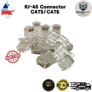 Ready Stock RJ-45 LAN Cable Head Terminal Connector CAT5 CAT6