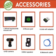 Desktop Computer Set Gaming Pc AMD A4 A6 A8 A10 Athlon 3000G Ryzen3 3200G Ryzen5 5600G With 8G 16G