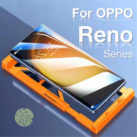 For OPPO Reno 11 10 9 8 7 6 5 4 3 12 Pro Plus Reno11 Reno10 Screen Protector Protective with Install