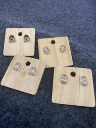 刺絆刺蝟造型耳環 樹脂耳環 防敏感耳環