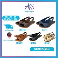 AIMILY Women Cross Flat Sandals For Women | Sandals Selipar Perempuan | Flat Selipar Wanita RR56