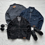 Jacket JEAN KORIN Boxy Short Loose Form Unisex Men Women Jaystoree denim Jacket