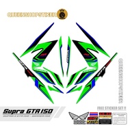 Supra GTR 150 STRIPING MOTIF 42 / SUPRA GTR VARIATION STRIPING / VARIATION MOTORCYCLE STICKER / SUPR