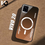 HP Casing VIVO V20 Softcase VIVO V2025 V2024 Glossy Case Shiny Glass Casing Protective Mobile Phone 