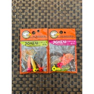 SEAHAWK JIGHEAD WITH SOFT LURE SET 3.5G/5.0G