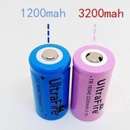 16340電池 大容量 3.7V 3.6V 可充 手電筒激光紅綠外線CR123A 正品