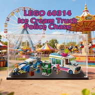 Acrylic Display Box Kotak Penyimpanan Mainan Transparent Figure Storage LEGO 60314 Ice Cream Truck P