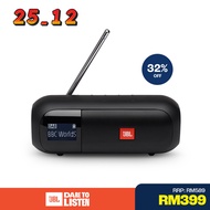 JBL Tuner 2 Portable DAB/DAB+/FM Radio With Bluetooth | IPX7 Waterproof | Up to 12H Playtime | Cryst