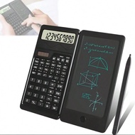 Portable 6.5-Inch Scientific Calculator - 10-Digit LCD Display With Stylus & Erase Button, Battery-P