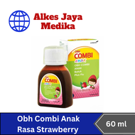 OBH Combi Anak Batuk Plus Flu Strawberry 60 ml - Obat Batuk Flu