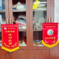 Exchange Flags Customized Small Pennants Flowing Red Flags Colorful Football Team Flags Customized F