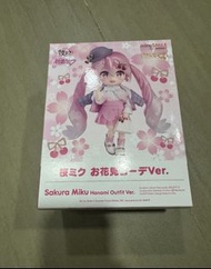 日版 全新 黏土人 黏土娃 GSC Goodsmile Company 初音未來 Miku hatsune vocaloid 櫻未來 櫻花初音 櫻初音 Sakura Miku 賞花服裝 Hanami 