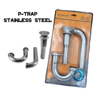 P-TRAP / LAVATORY P-TRAP Stainless 1-1/4 with FLIP-UP & PLASTIC P-TRAP11/4" & 11/2"