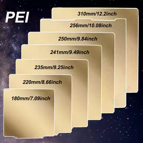 PEI Sheet 220x220 235x235 250x250 310x310 330x330mm Double Sided PEI Build Plate for Ender 3 V3SE K1
