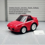 TOYOTA MERAH CHIBIKKO CHOROQ CHORO Q MR2 AW11 RED PULLBACK UNIT ONLY CADATOYS