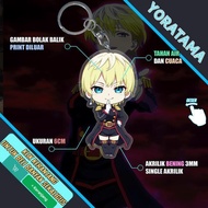 Gantungan Kunci Mato Seihei Tenka Izumo Ren Yamashiro, Anime Keychain Lucu - Tenka Izumo