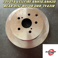 TOYOTA VELLFIRE ANH10,ANH20 REAR DISC ROTOR DRR-TY431R