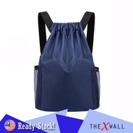[Ready Stock] Sport Basketball Drawstring Bag Travel Backpack Adjustable Drawstring Backpack Beg Bel