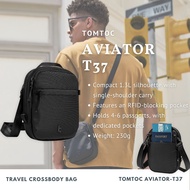 Tomtoc Aviator-T37 Travel Crossbody Bag | Chest Bag | Crossbody Bag (Black)